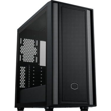 Cooler master masterbox 600 lite midi tower behuizing (zwart | 2x usb-a | 1x usb-c | rgb | tempered glass)