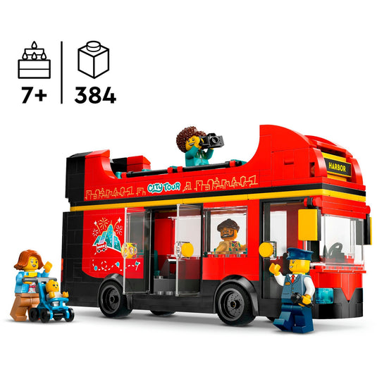 Lego city toeristische rode dubbeldekker - 60407