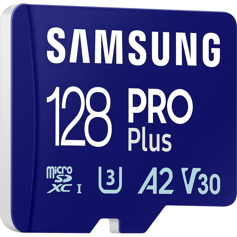 Load image into Gallery viewer, Samsung pro plus 128 gb microsdxc (2023) geheugenkaart (blauw, uhs-i u3, class 10, v30, a2)
