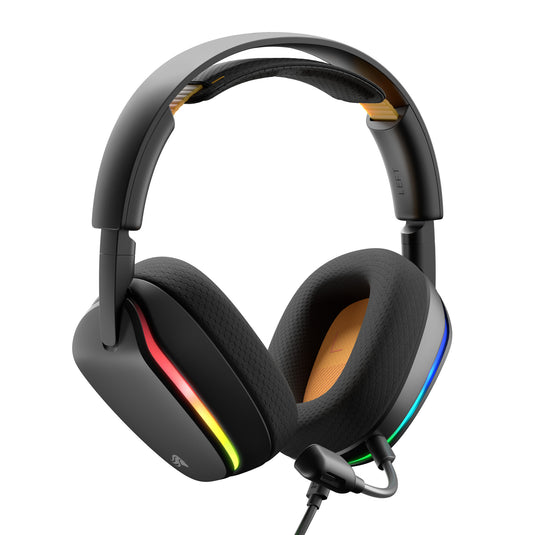 Glorious ghs eternal rgb - stereo rgb gamingheadset over-ear gaming headset (zwart, pc, ps5, ps4, switch, usb-c)