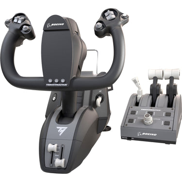 Thrustmaster tca yoke pack boeing edition gaming set (zwart grijs, pc, xbox one, xbox series x|s)