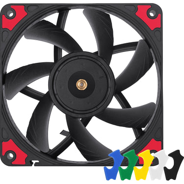 Noctua nf-a12x15 pwm chromax.black.swap case fan (zwart, 120 x 120 x 15 mm)