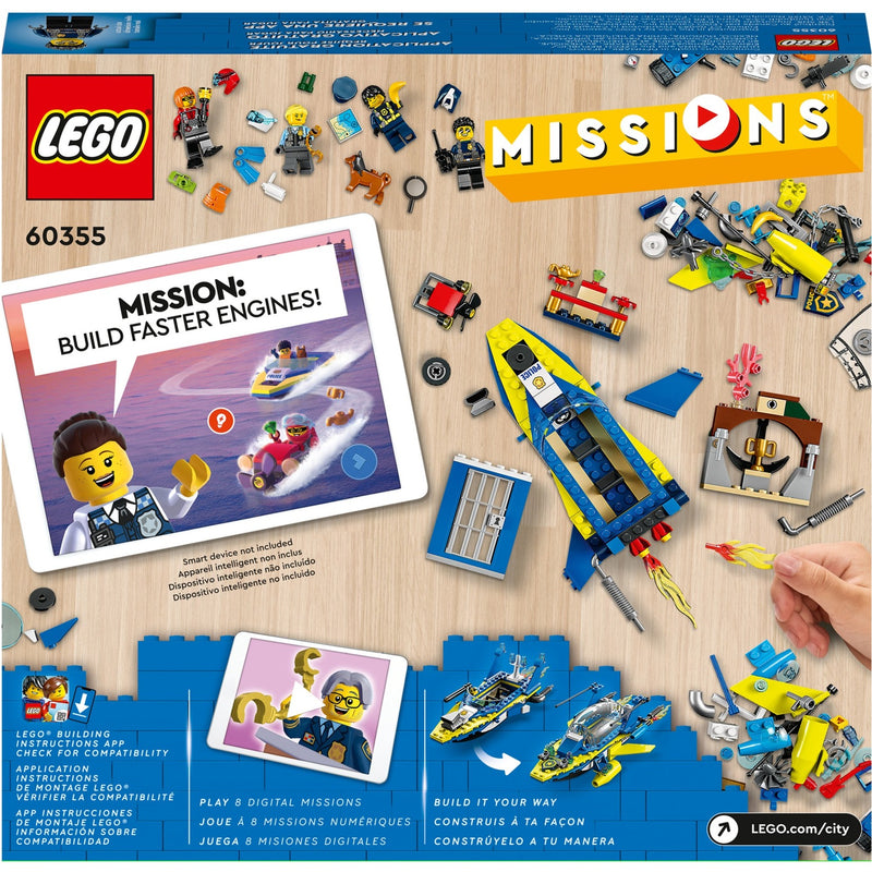 Load image into Gallery viewer, Lego city - waterpolitie recherchemissies constructiespeelgoed (60355)
