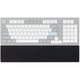 Keychron silicone palm rest voor q12 q5 pro q5 max q5 he l3 polssteun (zwart)