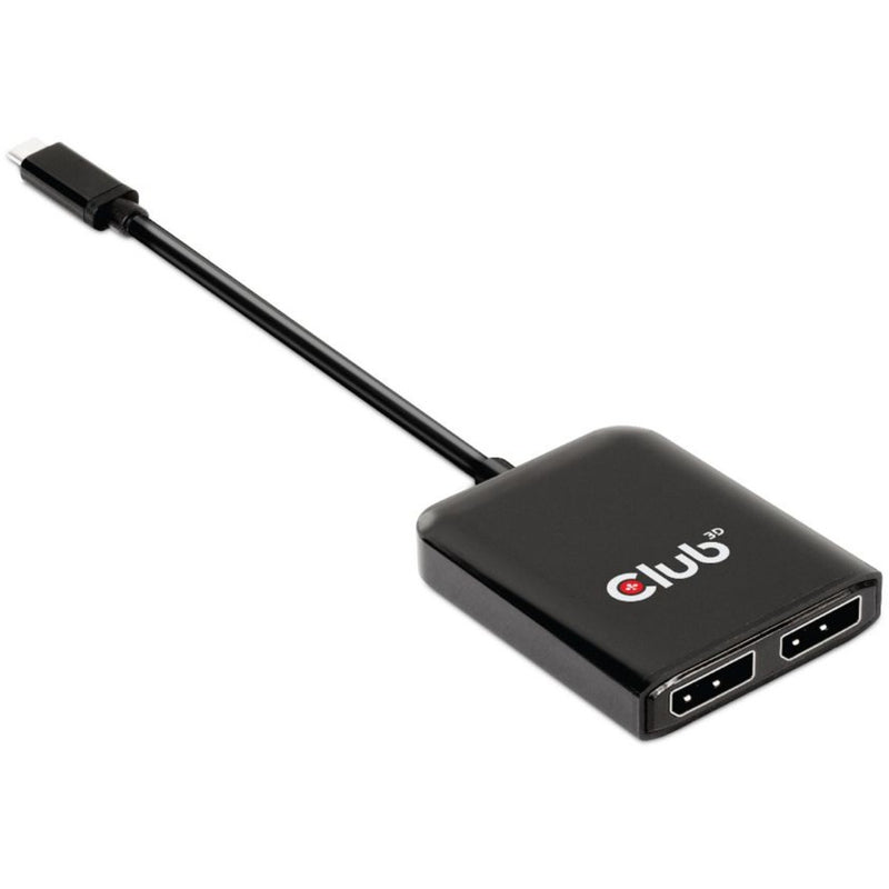 Load image into Gallery viewer, Club 3d usb‑c (dp alt‑mode) naar 2x displayport hub (zwart)
