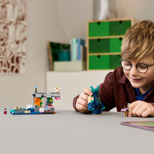 Lego ® minecraft® de ontmoeting met de opzichter - 21274