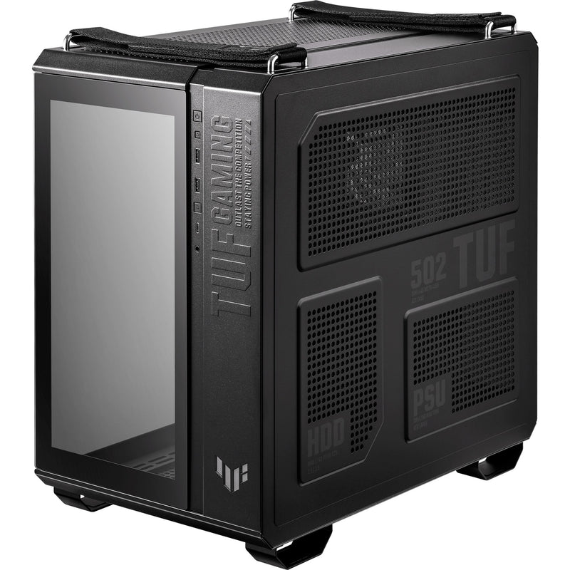 Load image into Gallery viewer, Asus tuf gaming gt502 plus midi tower behuizing (zwart | 2x usb-a | 1x usb-c | tempered glass)
