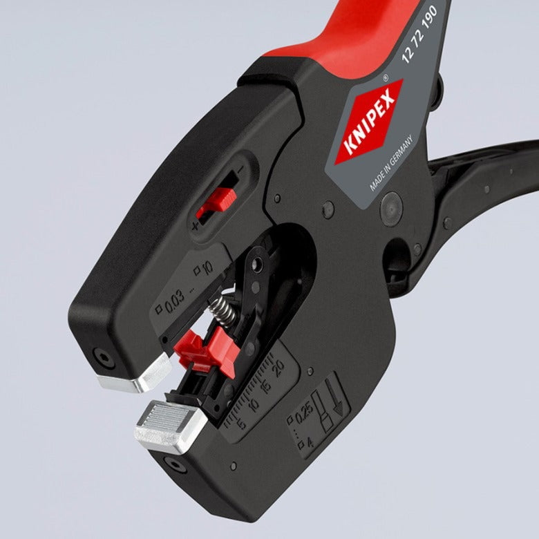 Load image into Gallery viewer, Knipex nexstrip striptang (zwart rood)

