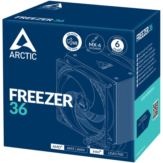 Arctic freezer 36 cpu-koeler (aluminium, 4-pin pwm)