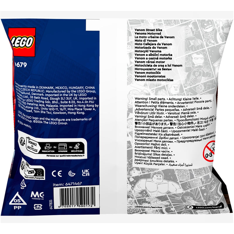 Afbeelding laden in galerijviewer, Lego marvel - venom straatmotor constructiespeelgoed (30679)
