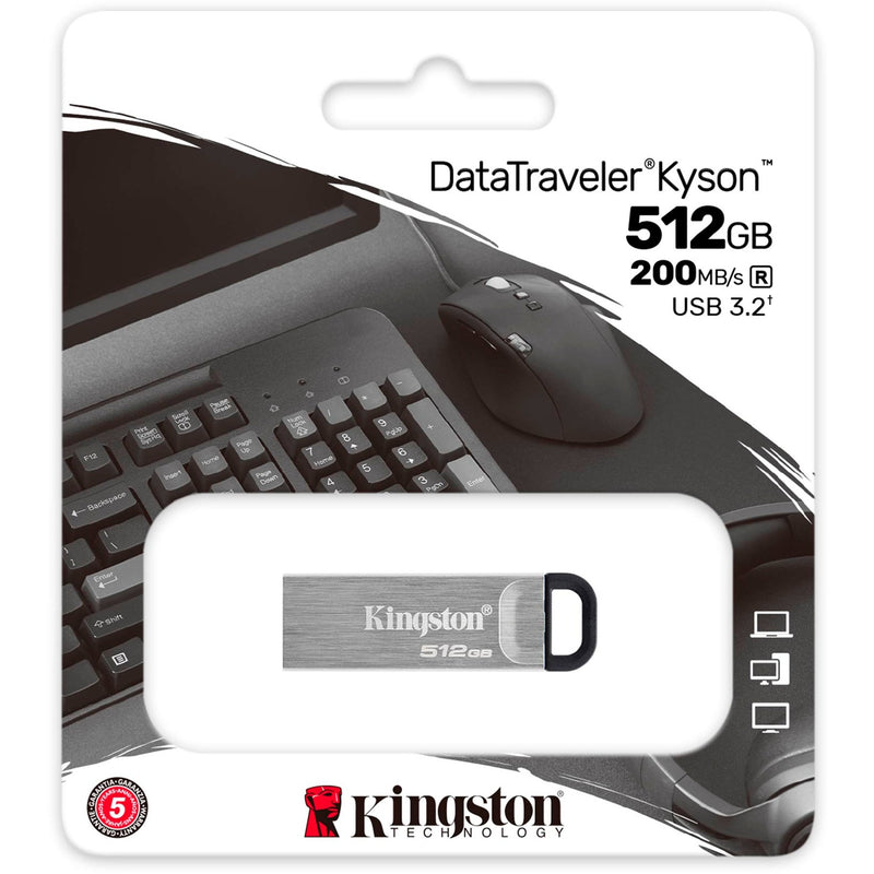 Load image into Gallery viewer, Kingston datatraveler kyson 512 gb usb-stick (zilver, dtkn 512gb)
