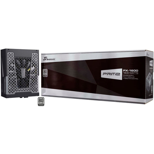 Seasonic prime px-1600 modulaire 1600 watt voeding (zwart, 2x 12vhpwr, 8x pcie)
