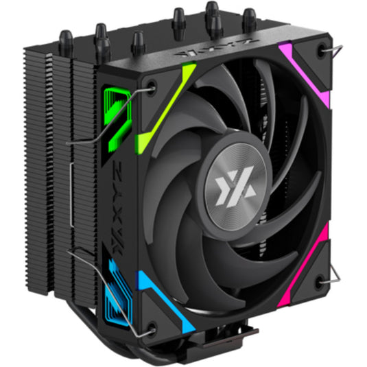 Xyz pc gear thermax 4 rgb cpu-koeler (zwart, argb, pwm)