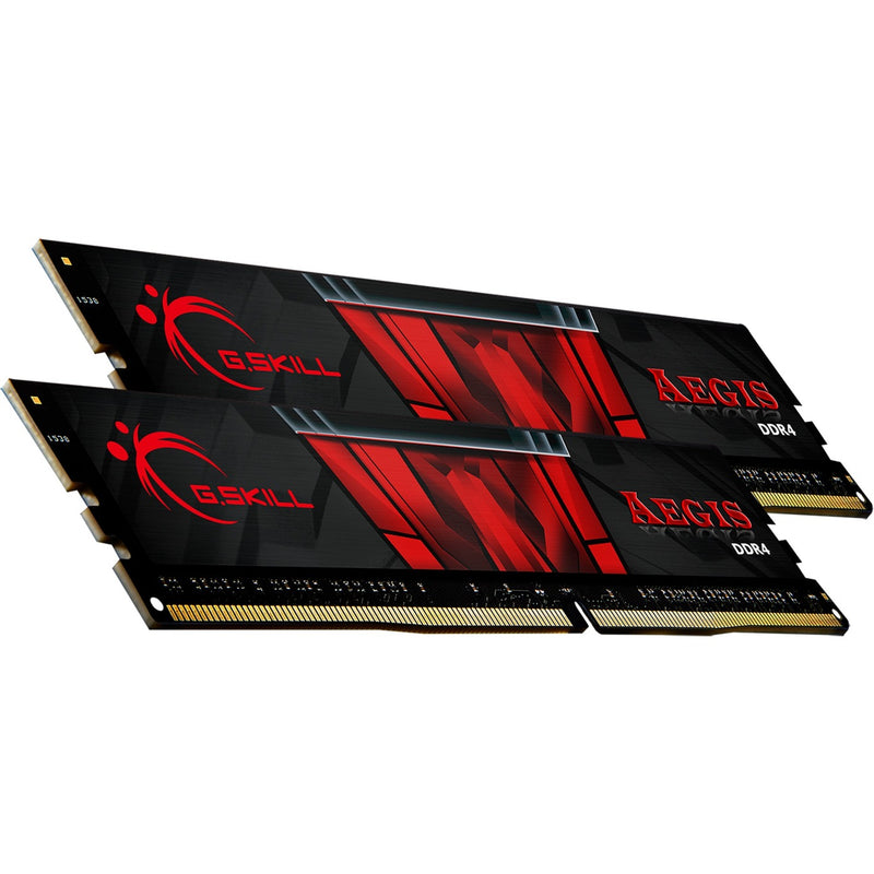 Load image into Gallery viewer, G.skill 32 gb ddr4-3000 (2x 16 gb) kit werkgeheugen (zwart, f4-3000c16d-32gisb, aegis, xmp)
