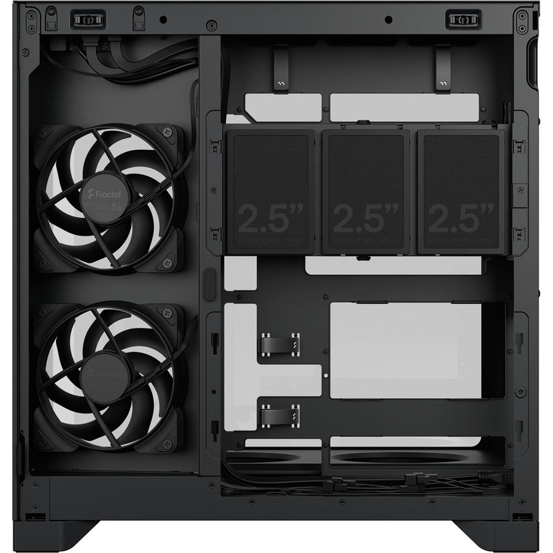 Afbeelding laden in galerijviewer, Fractal design pop 2 vision midi tower behuizing (zwart | 1x usb-a | 1x usb-c | tempered glass)
