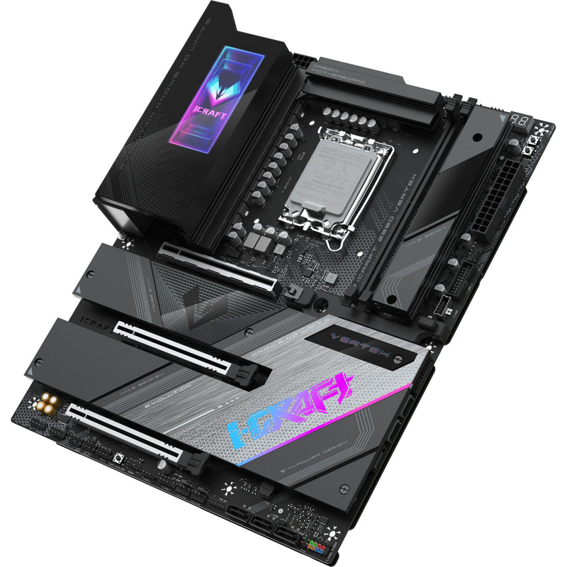 Afbeelding laden in galerijviewer, Maxsun ms-icraft z890 vertex socket 1851 moederbord (zwart, raid, 5 gb-lan, wlan, bt, sound, atx)

