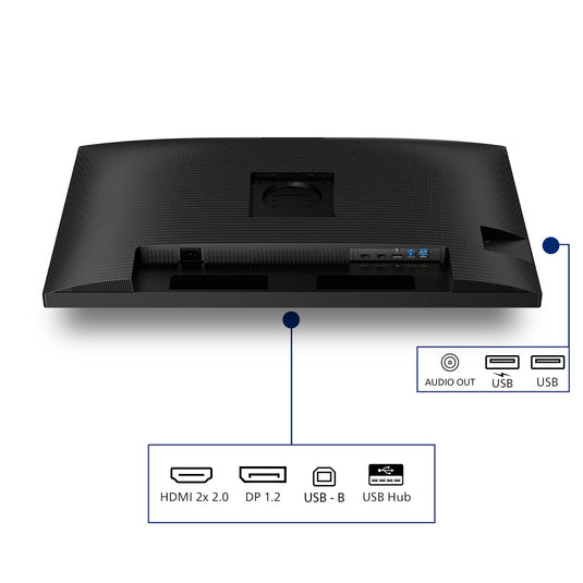Philips 32b2n3500 31.5 monitor (zwart, 2x hdmi, displayport, 3x usb-a, usb-b)