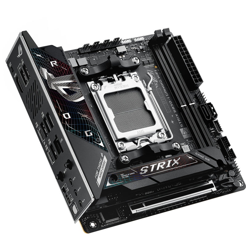 Load image into Gallery viewer, Asus rog strix b850-i gaming wifi socket am5 moederbord (2.5gb-lan, wi-fi 7, bt, sound, mini-itx)
