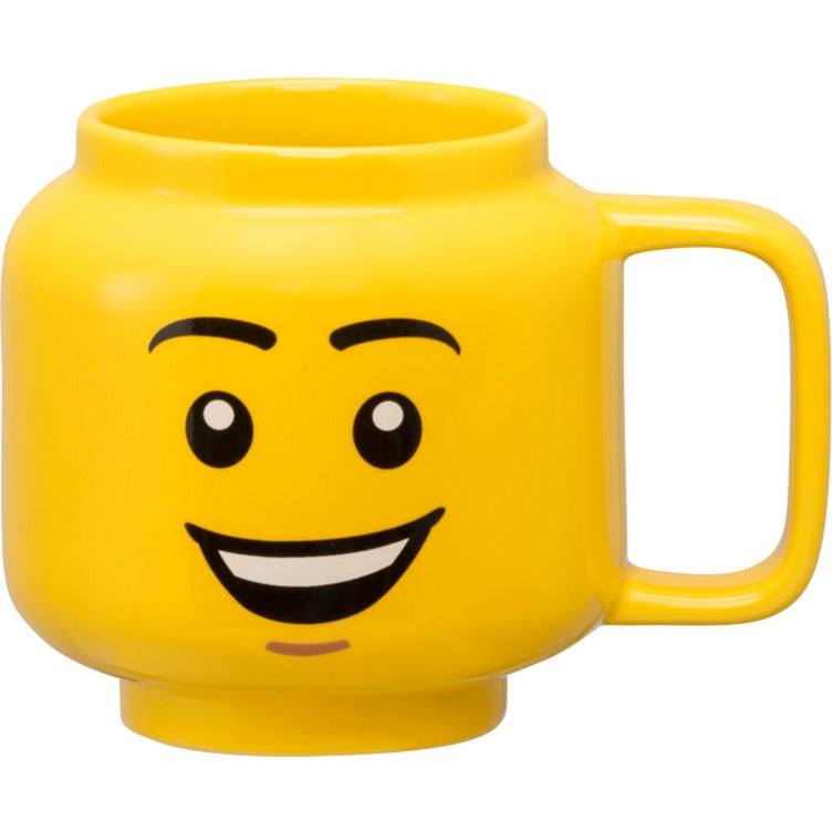 Load image into Gallery viewer, Room copenhagen lego keramische mok - vrolijke jongen, klein (geel)
