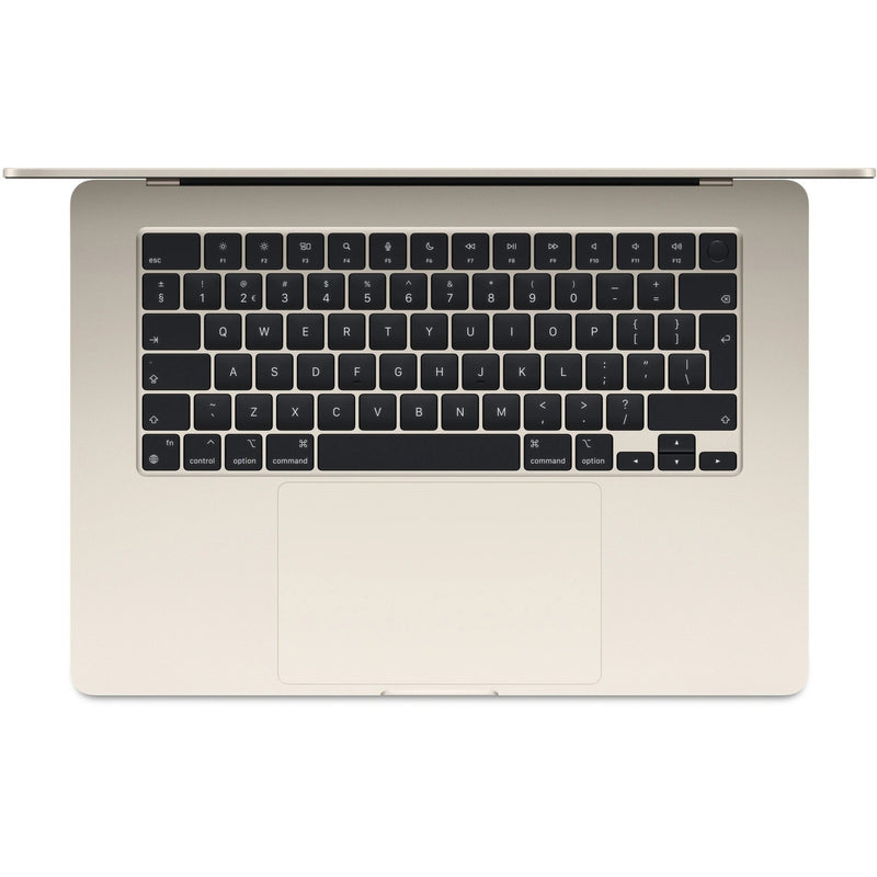 Load image into Gallery viewer, Apple macbook air 2024 15 (mryr3n a) refurbished laptop (sterrenlicht | m3 8 core | 10-core gpu | 8 gb | 256 gb ssd)
