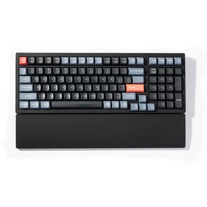 Load image into Gallery viewer, Keychron silicone palm rest voor k4 pro k4 max q5 v5 v5 max polssteun (zwart)
