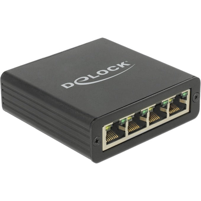 Load image into Gallery viewer, Delock usb 3.0 > 4x gigabit lan adapter (zwart, 80 centimeter)
