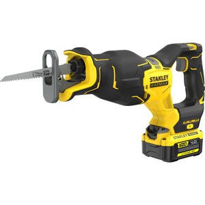 Stanley brushless v20 18v fatmax reciprozaag (zwart geel, accu, oplader en koffer inbegrepen)