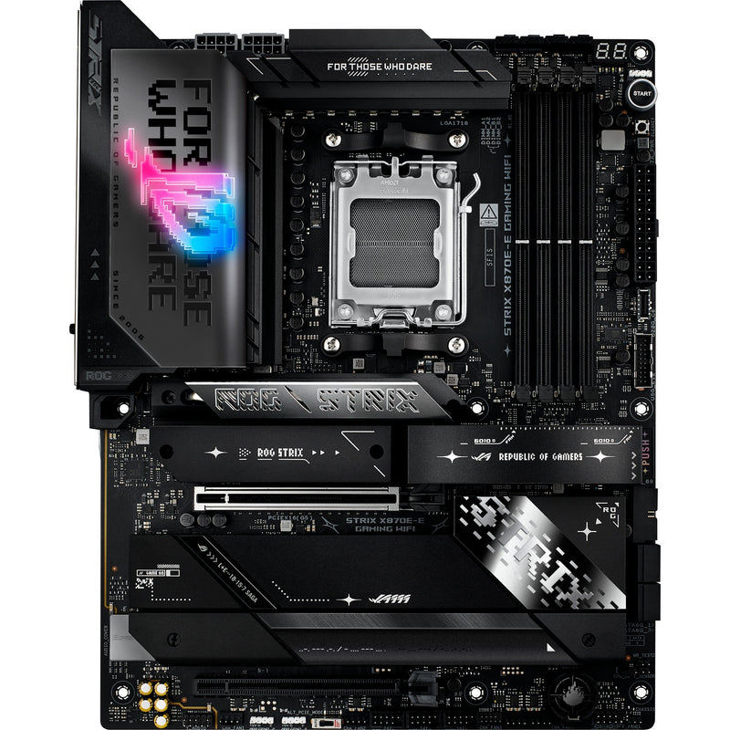 Load image into Gallery viewer, Asus rog strix x870e-e gaming wifi socket am5 moederbord (5 gb-lan, wi-fi 7, bt, sound, atx)
