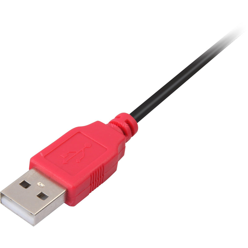 Load image into Gallery viewer, Delock 2x usb-a 2.0 male > usb mini 5-pin splitterkabel (zwart rood, 1 meter)
