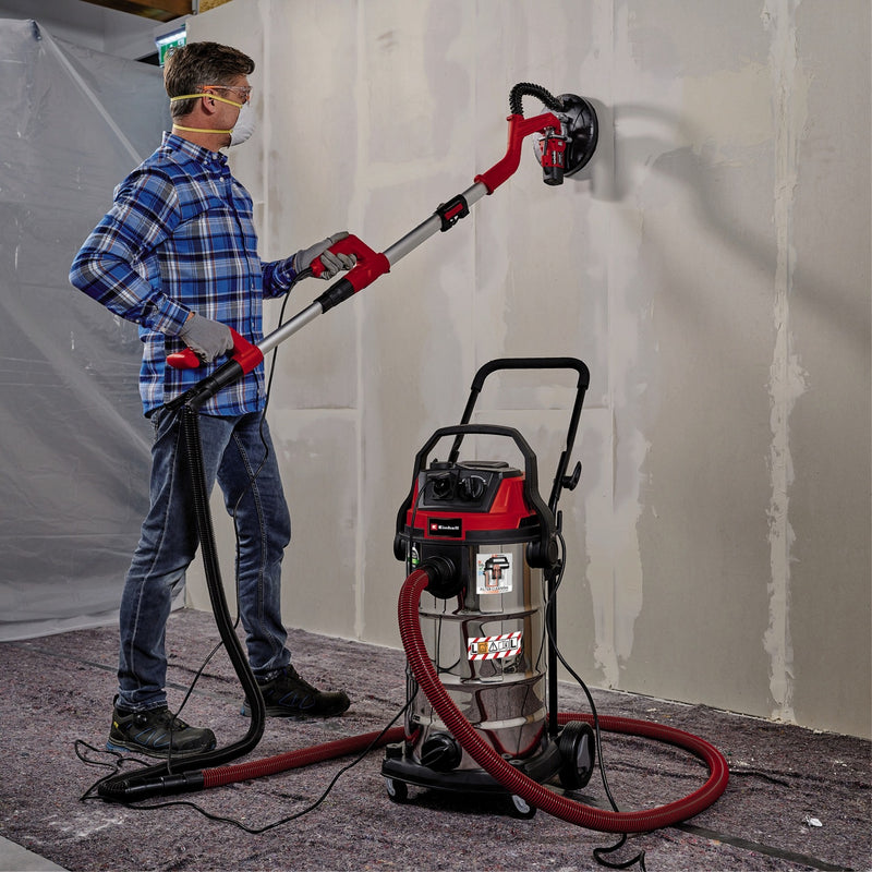 Load image into Gallery viewer, Einhell te-vc 2340 sacl nat- en droogzuiger (bourgondisch rood roestvrij staal)
