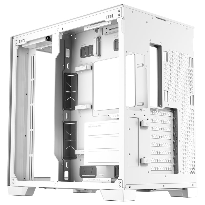 Load image into Gallery viewer, Antec c8 midi tower behuizing (wit zilver | 2x usb-a | 1x usb-c | tempered glass)
