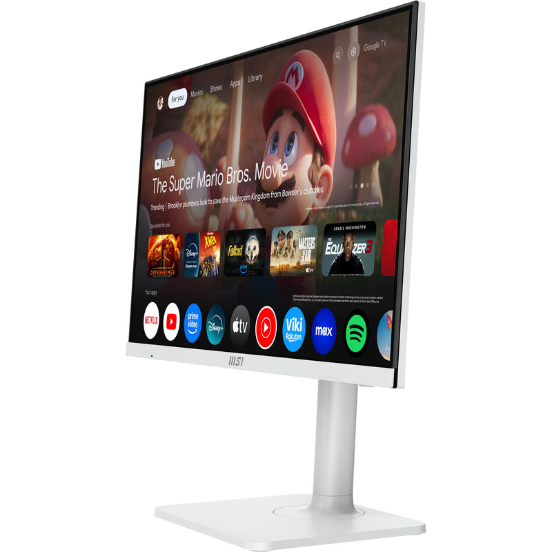 Load image into Gallery viewer, Msi modern md272upsw 27 4k uhd monitor (wit, hdmi, displayport, 2x usb-a, usb-c, wi-fi 5, bt, rj-45)
