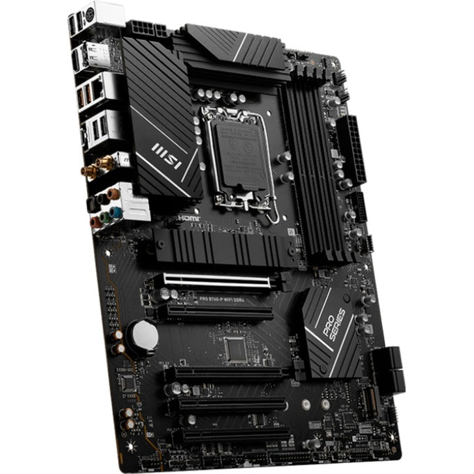 Load image into Gallery viewer, Msi pro b760-p wifi ddr4 socket 1700 moederbord (raid, 2.5 gb-lan, wifi, bt, sound, atx)
