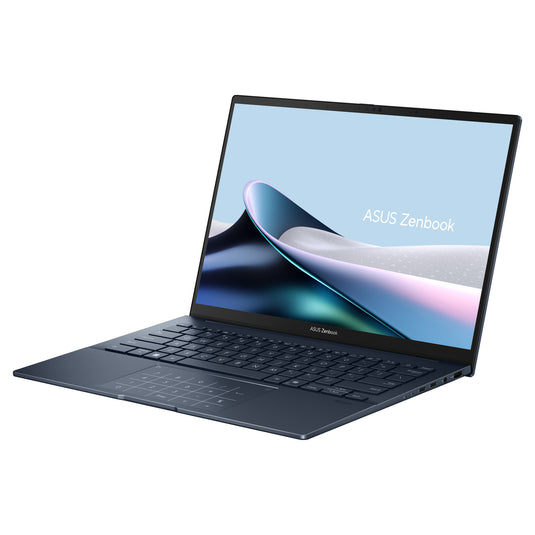 Asus zenbook 14 oled ux3405ca-qlnad7w 14 laptop (blauw | core ultra 9 285h | arc 140t | 32 gb | 1 tb ssd)