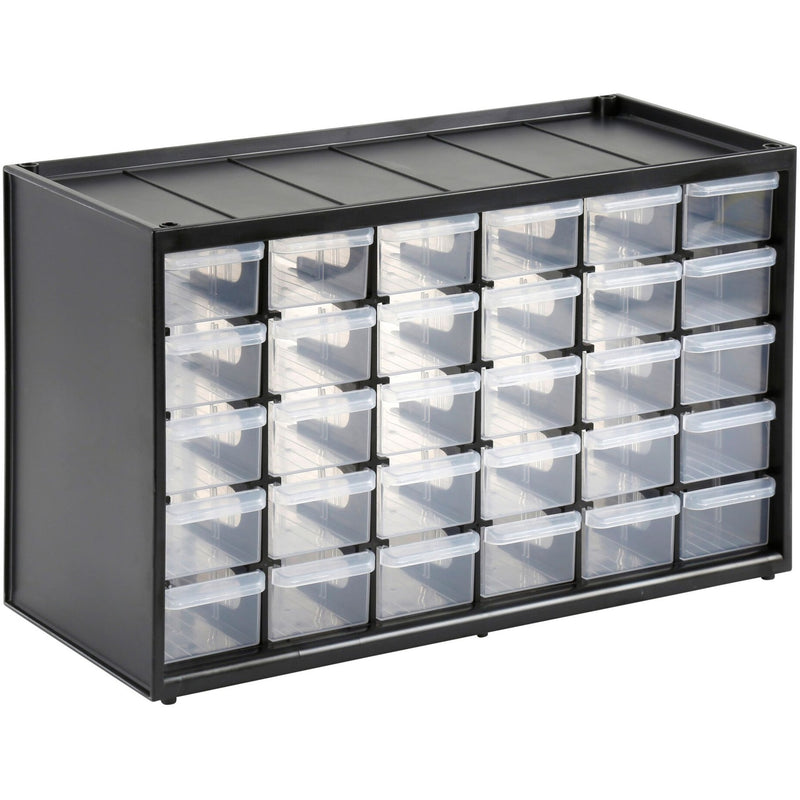 Load image into Gallery viewer, Stanley ladenkastje 30 compartimenten gereedschapsbox (zwart transparant)
