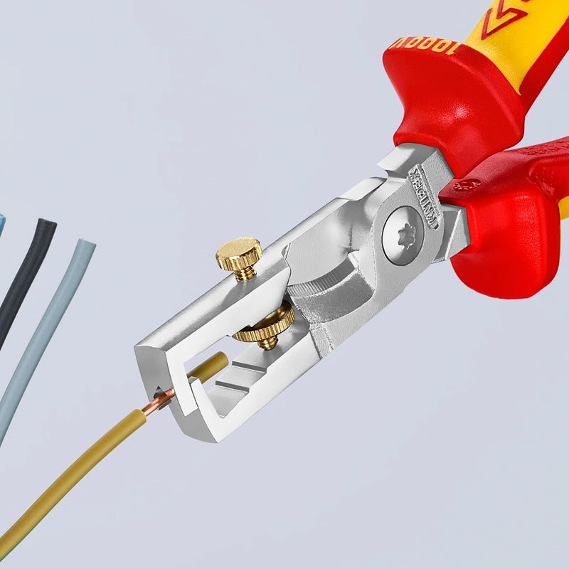 Load image into Gallery viewer, Knipex strix afstriptang met kabelschaar vde 180
