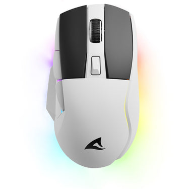 Sharkoon skiller sgm50w gaming muis (wit, 400 - 6400 dpi, rgb leds)