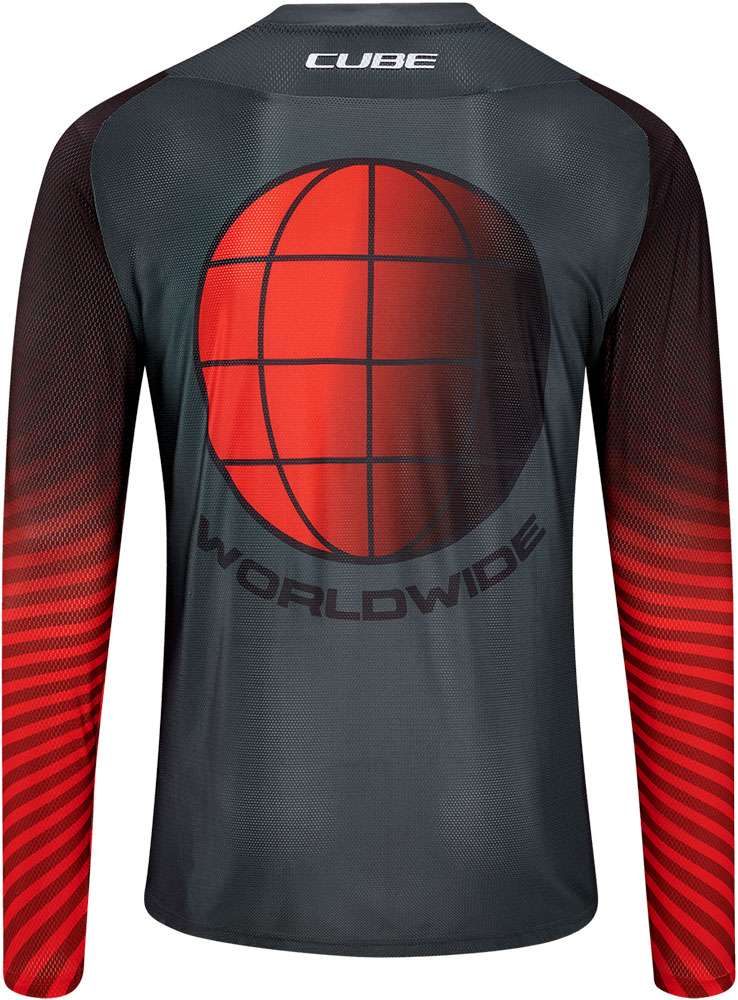 Load image into Gallery viewer, Cube vertex round neck - mtb long sleeve jersey
