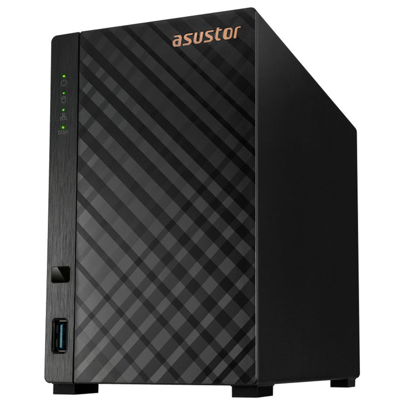 Load image into Gallery viewer, Asustor drivestor 2 gen2 (as1202t) nas (zwart, lan, usb)
