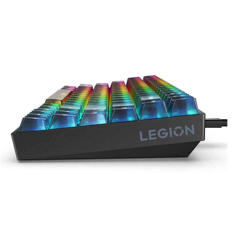 Load image into Gallery viewer, Lenovo legion k510 mini pro rgb mechanisch gaming toetsenbord (zwart, us lay-out (qwerty), 75%, brown switch, hot swap, usb)
