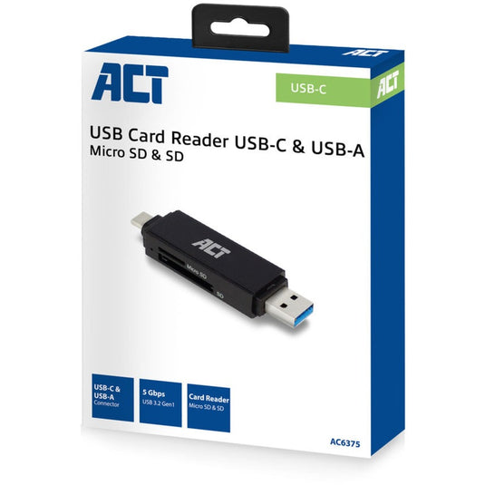 Act kaartlezer ac6375 zwart