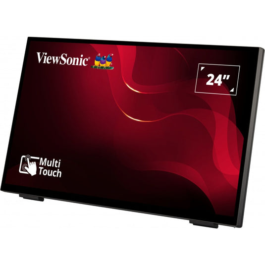 Viewsonic frameless touch monitor met 10-punts pcap 24 (zwart, hdmi, displayport, vga)