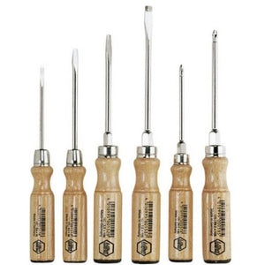 Wiha schroevendraaierset set (bruin, 6-delig)