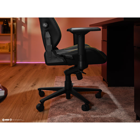 Trust gxt 721bm ruya pro premium comfortabele gamingstoel (zwart geel)