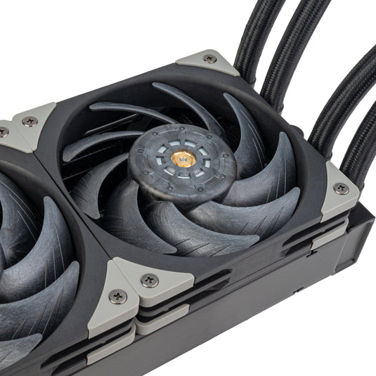 Silverstone xe360pdd waterkoeling (zwart zilver, 4-pin pwm)