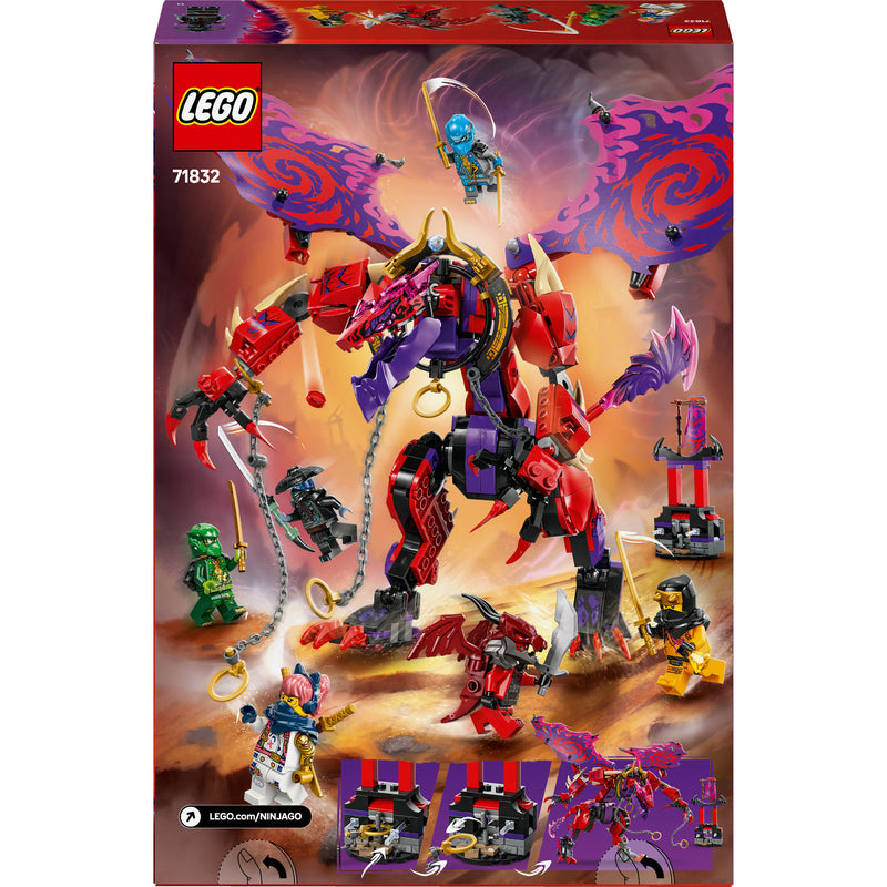 Load image into Gallery viewer, Lego ninjago - bliksemtand draak van chaos constructiespeelgoed (71832)
