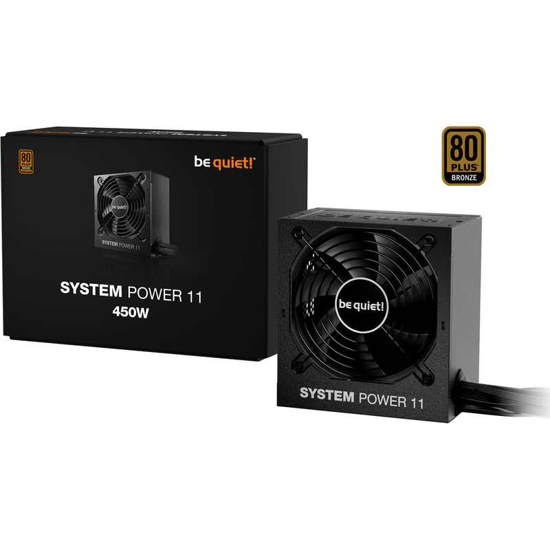 Load image into Gallery viewer, Be quiet! system power 11 450 watt voeding (zwart, 2x pcie)
