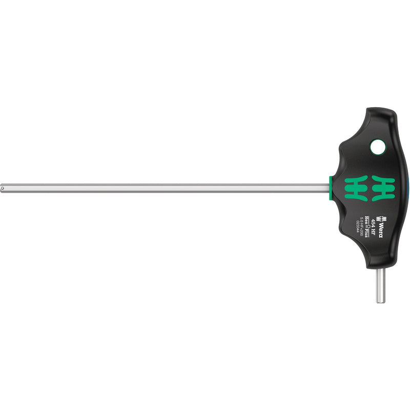 Load image into Gallery viewer, Wera 454 5 hf shk set 1 schroevendraaierset t-greep-schroevendraaier hex-plus met vasthoudfunctie (zwart groen, 5‑delig)
