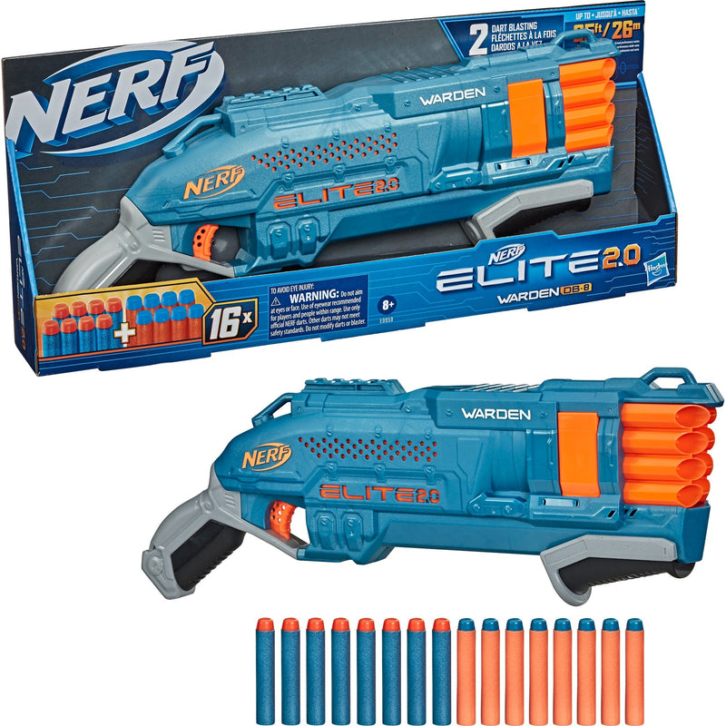 Load image into Gallery viewer, Hasbro nerf elite 2.0 warden db-8-blaster nerf-gun
