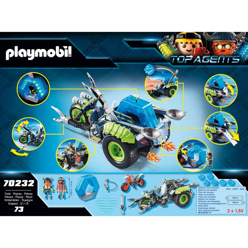 Load image into Gallery viewer, Playmobil top agents - arctic rebels sneeuwtrike constructiespeelgoed (70232)
